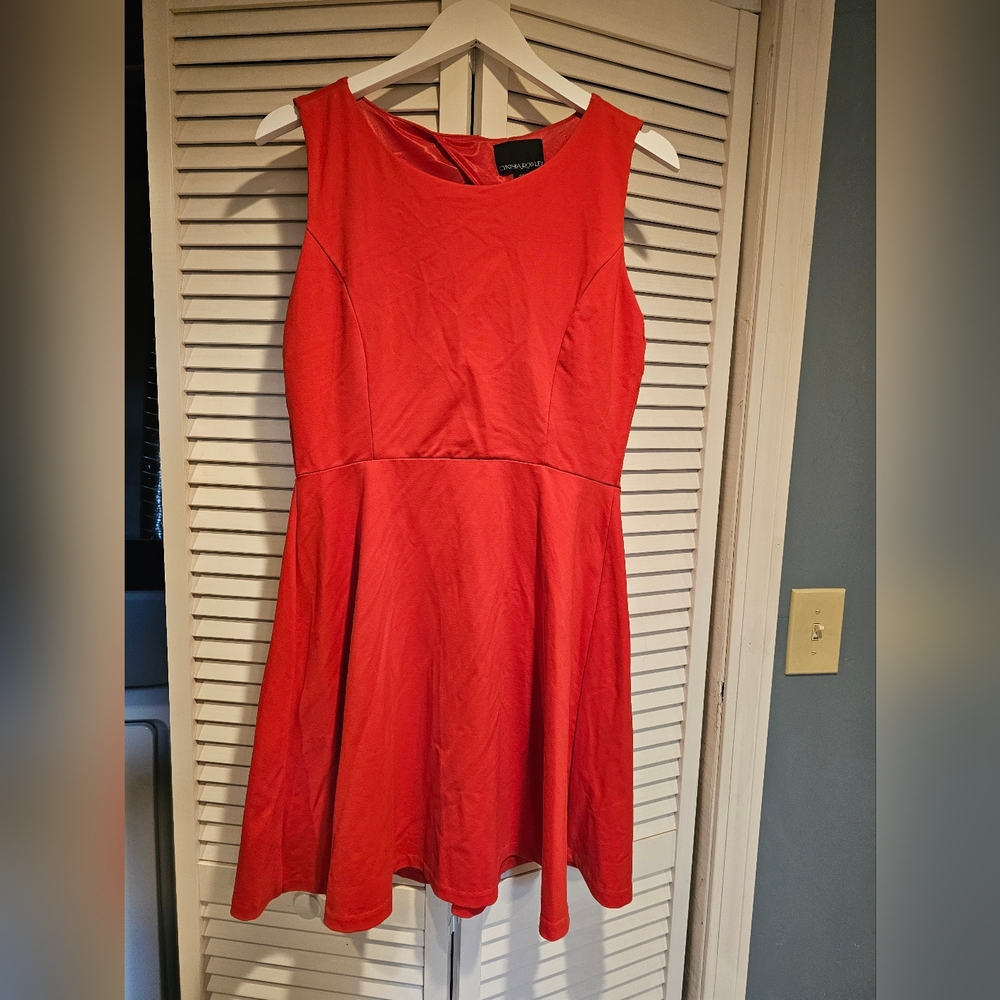 Red Cynthia Rowley dress